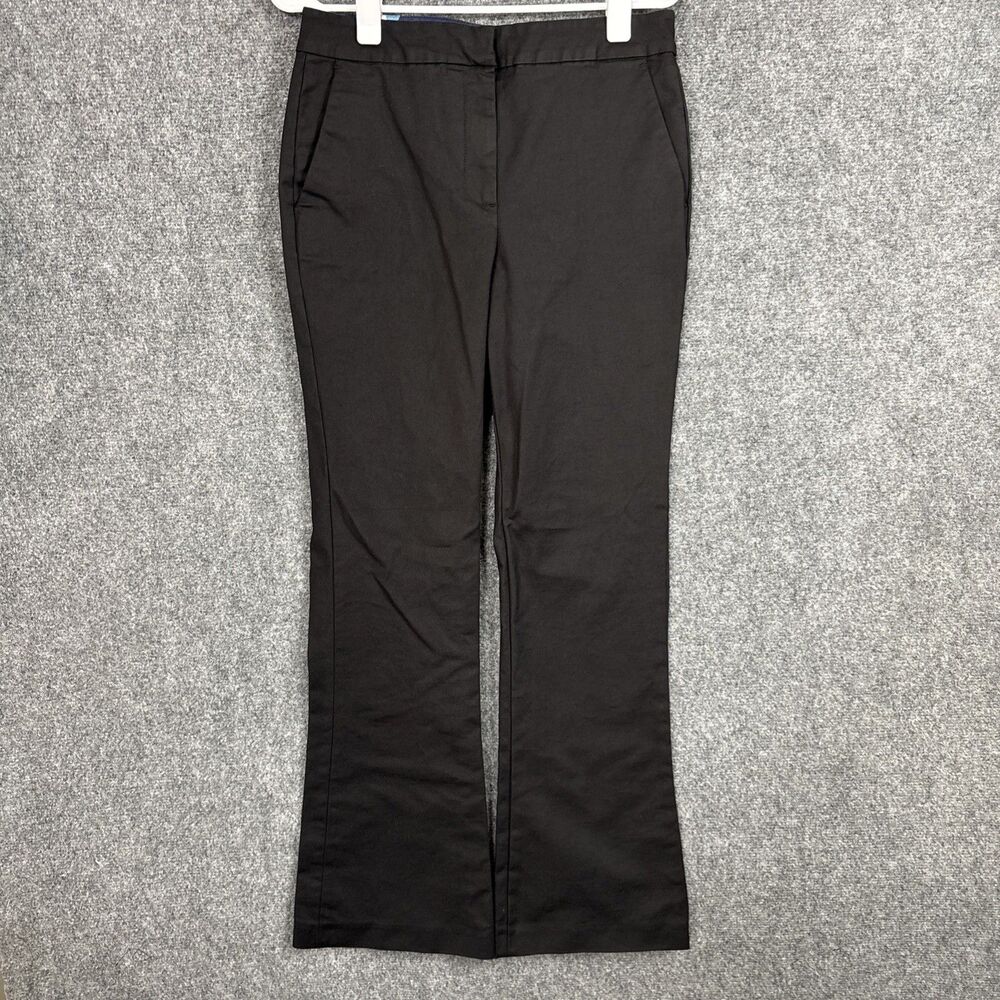 Boden Pants Womens Size 8 Black Bootcut Slacks Work Casual Capsule Staple